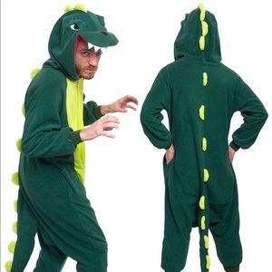 Unisex Adult One-Piece Cosplay Dinosaur Costume